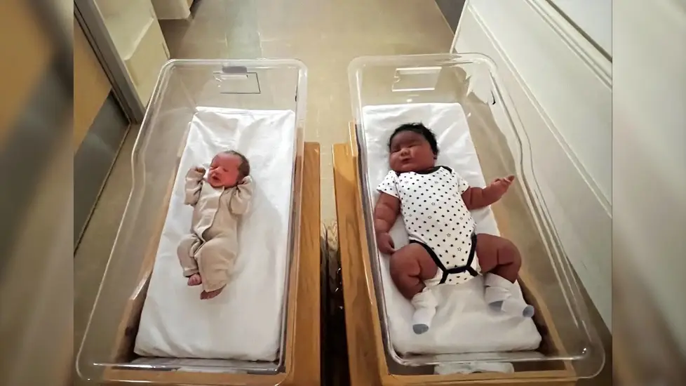 NY Hospital Delivers Record 13‑lb Baby Hours Before 4‑lb Newborn