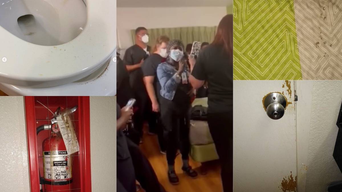 Video Shows Travel Nurses Begging Staffing Agency For SAFE Housing, Photos Go Viral