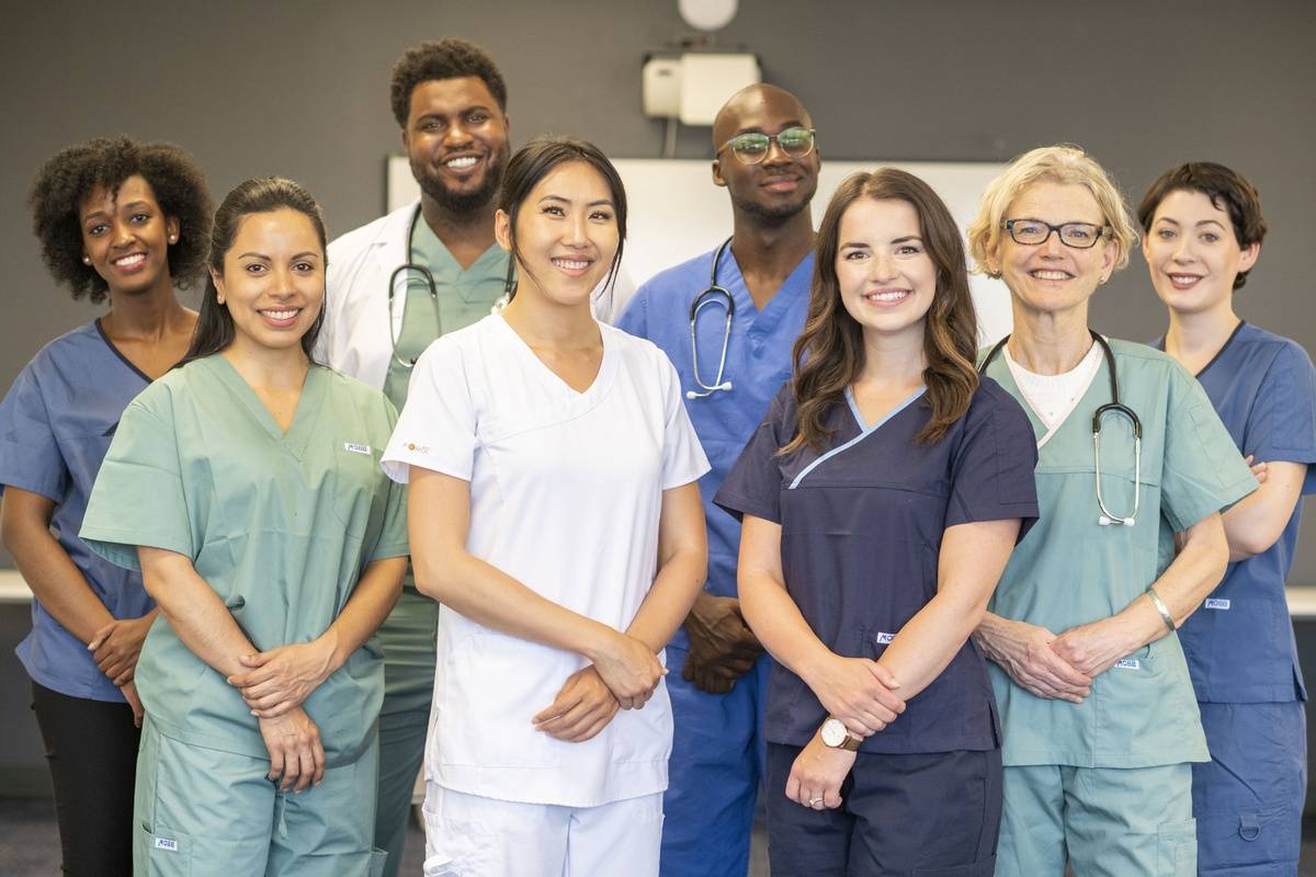 A team of medical professionals