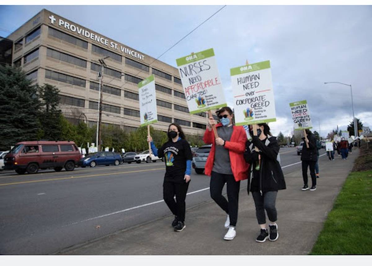 Providence Nurses Vote to Strike in Oregon