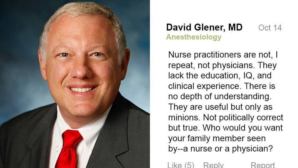 [Update] Dr's Post on Nurse Practitioners Goes Viral, Claims Someone Else Posted