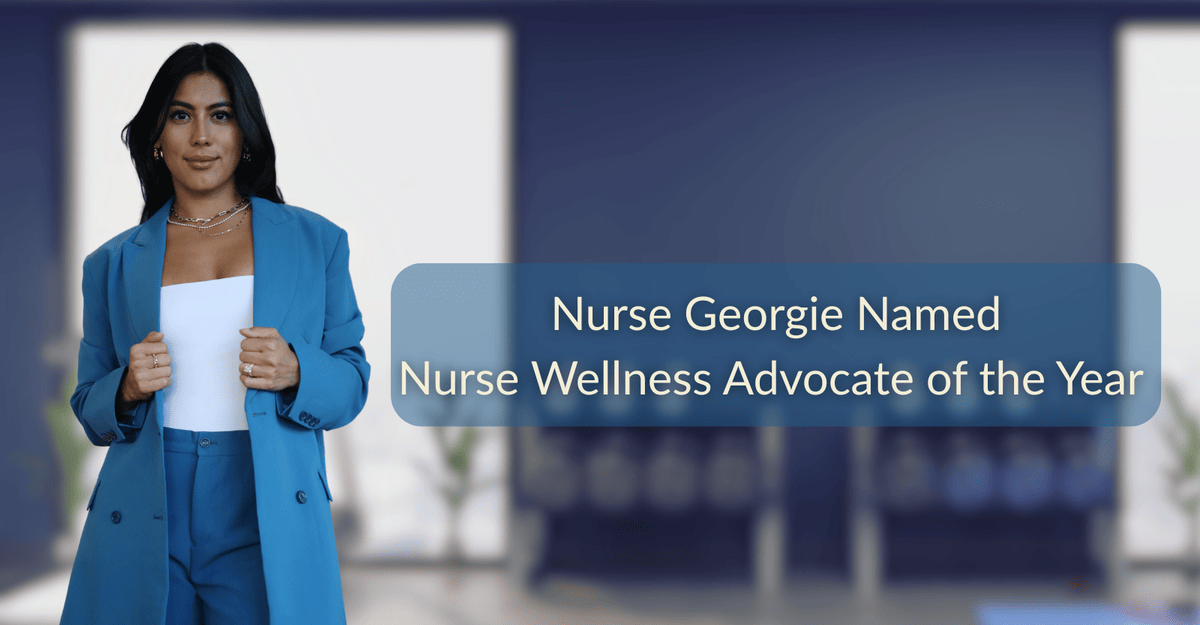 Nurse Georgie Name Wellness Advocate of The Year By Nurse.org Nurse Georgie Name Wellness Advocate of The Year By Nurse.org