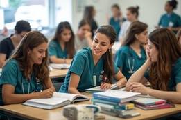 nursing students in classroom mba