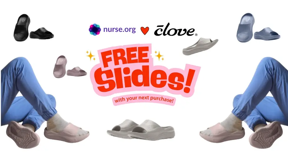 These Comfy Clove Slides Shoes Are FREE for Nurses Right Now (Yes, Really)