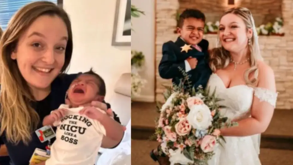 Former NICU Baby Becomes Ring Bearer at Nurse’s Wedding After Heartwarming Bond