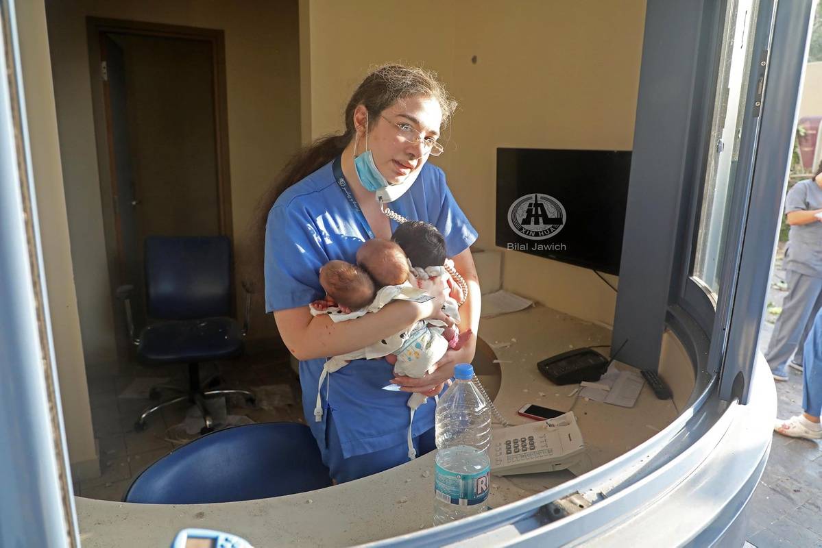 Nurse Saves 3 Newborns After She Was Knocked Unconscious in Beirut Explosion
