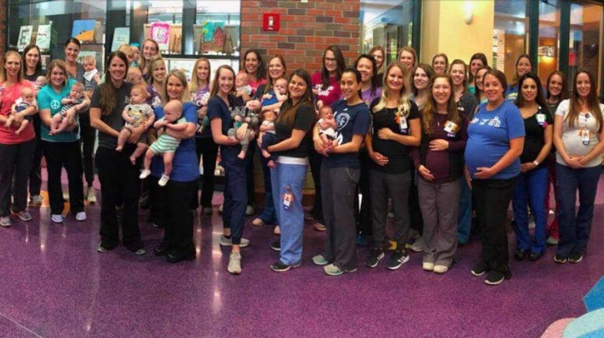 36 Nurses from 1 Hospital Unit Pregnant At The Same Time