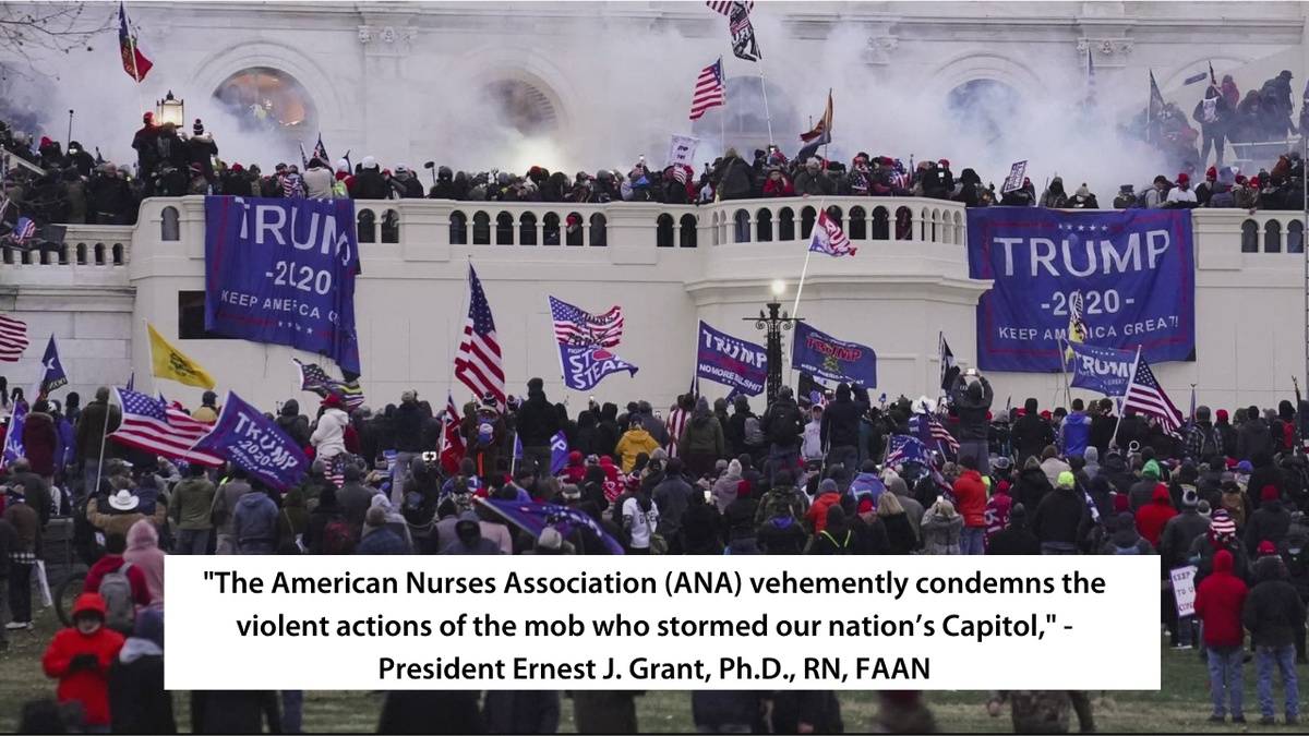 nurses condemn dc riots