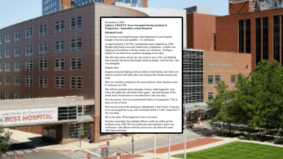 Union Says Nurse Was Strangled While Protecting Newborn Baby, Demands Action