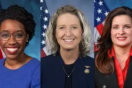 Rep. Lauren Underwood, Rep. Jen Kiggans, and Rep. Sheri Biggs, the three nurses currently serving in the U.S. House of Representatives.