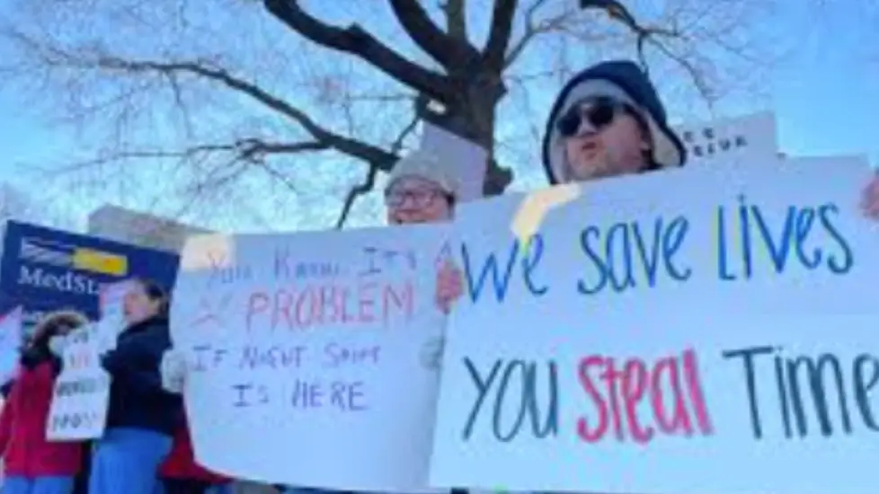 D.C. Nurses Protest Alleged Wage Theft at MedStar Over Missed Pay and Timecards