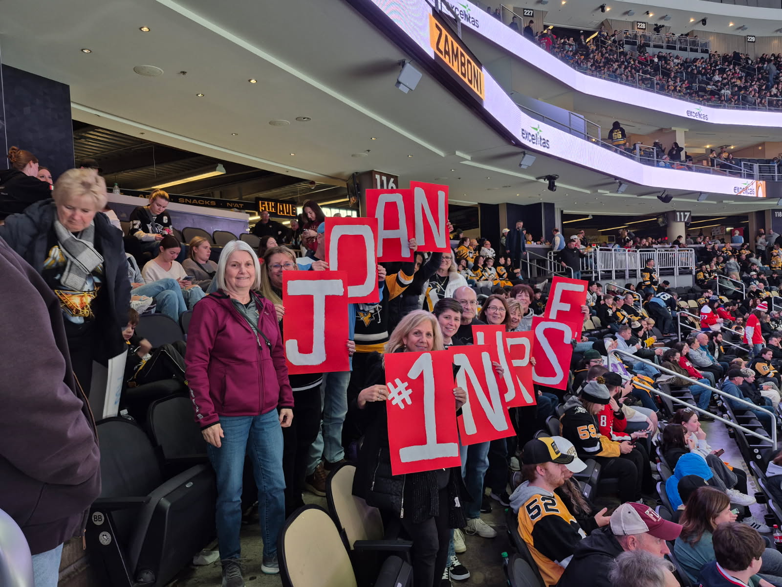 Joan's Friends and Family Show Support